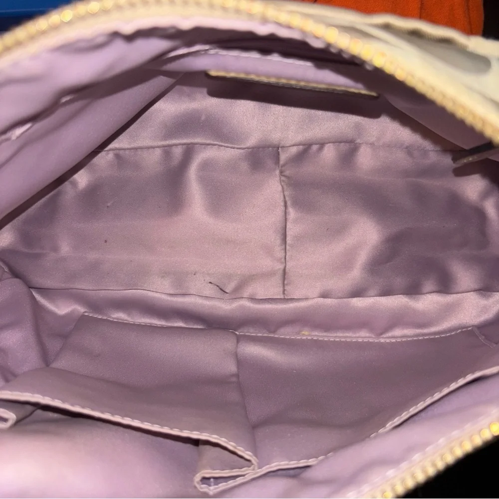 Coach Tan and Gold Shoulder Bag